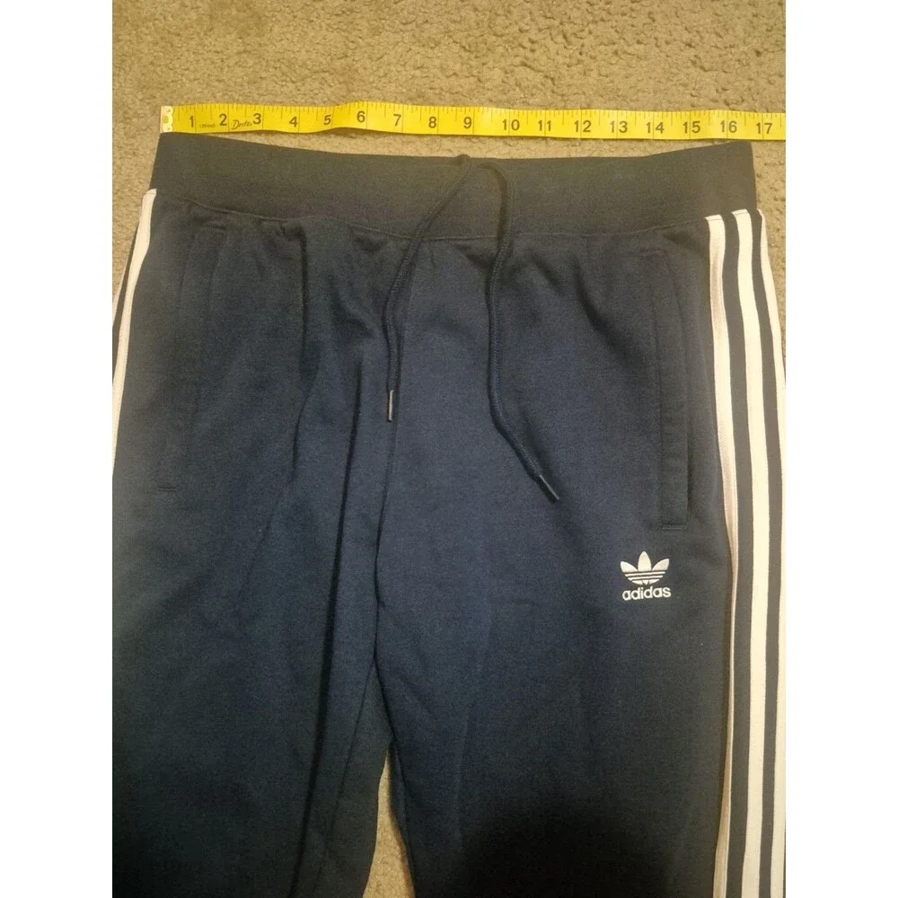 Adidas 3 Stripe Fleece Jogger Pants Adicolor Mens Size 2XL Indigo Navy IM9319